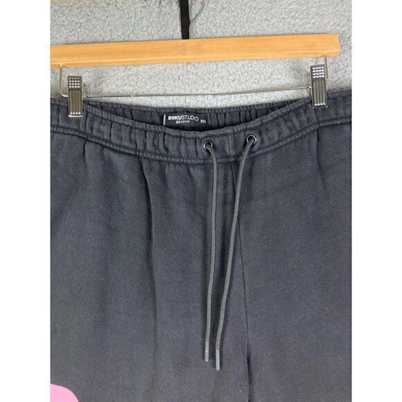 Casual Shorts Horror Graphic Black Mens 36 Waist Drawstring Scary Hockey Mask‎ - Picture 7 of 8